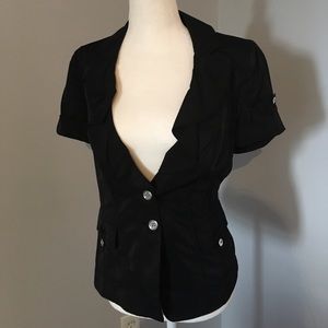 White House Black Market detailed fitted jacket